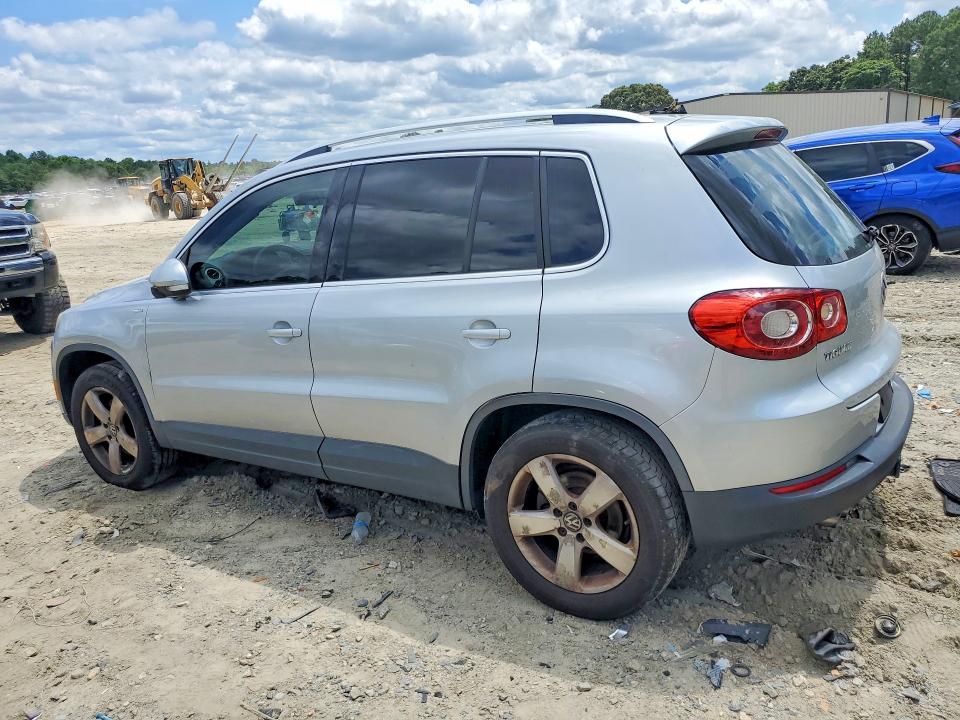 2010 Volkswagen Tiguan VIN WVGBV7AX7AW532662 COPART salvage auction — FRONT END, De - Salvage Certificate, sold $375 on 2026-08-04 (photo 2)
