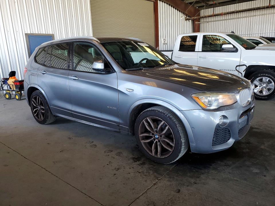 2016 BMW X3 VIN 5UXWZ7C59G0R32030 COPART salvage auction — MINOR DENT/SCRATCHES, Ca - Dis/Dlr/Exp Only Clean Title, sold $1,600 on 2026-07-30 (photo 4)