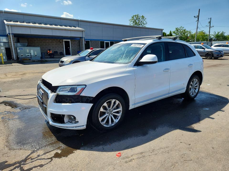 2016 Audi Q5 VIN WA1C2AFP8GA073407 COPART salvage auction — FRONT END, Ct - Cert Of Title-Salvage, sold $475 on 2026-07-21 (photo 1)