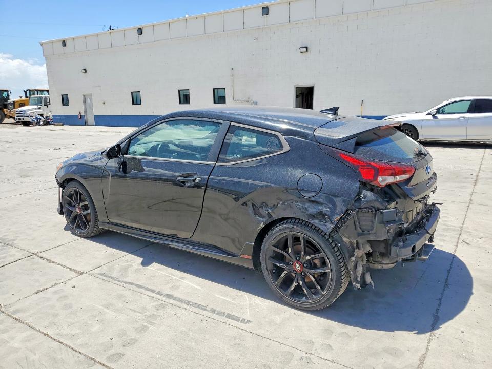 2020 Hyundai Veloster VIN KMHTH6AB4LU021872 COPART salvage auction — REAR END, Ut - Certificate Of Title, sold $1,750 on 2026-07-20 (photo 2)