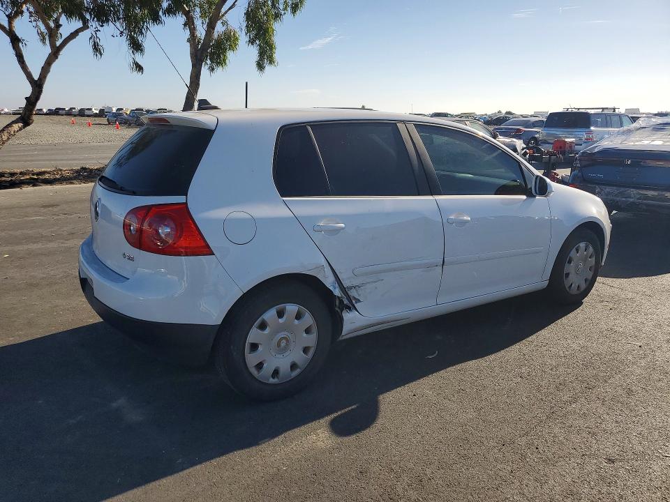 2009 Volkswagen Rabbit VIN WVWDB71K89W130705 COPART salvage auction — SIDE, Ca - Salvage Certificate, sold $450 on 2026-07-29 (photo 3)