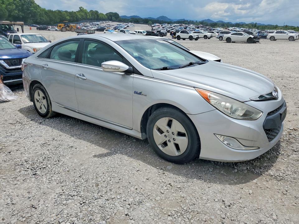 2012 Hyundai Sonata hybrid VIN KMHEC4A46CA024335 COPART salvage auction — REAR END, FL - CERTIFICATE OF TITLE, sold $700 on 2026-07-28 (photo 4)