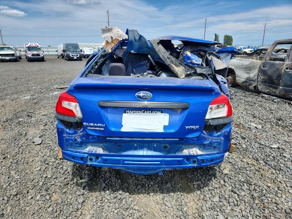 2018 Subaru Wrx VIN JF1VA1A69J9832449 COPART salvage auction — ROLLOVER, Salvage Title, sold $600 on 2026-07-22 (photo 6)