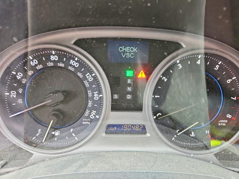 2008 Lexus Is VIN JTHBK262185085869 COPART salvage auction — MINOR DENT/SCRATCHES, Nv - Certificate Of Title, sold $150 on 2026-07-28 (photo 9)