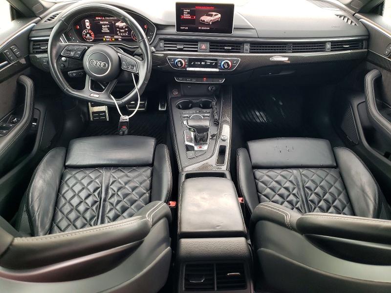 2018 Audi S5 VIN WAUC4CF53JA085043 COPART salvage auction — FRONT END, Salvage Title, sold $7,200 on 2026-08-21 (photo 8)