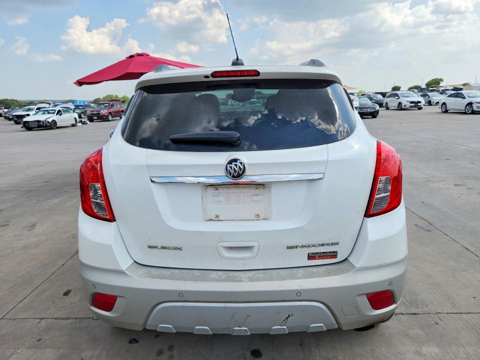 2016 Buick Encore VIN KL4CJDSB2GB715533 COPART salvage auction — FRONT END, TX - CERTIFICATE OF TITLE (P), sold $700 on 2026-07-27 (photo 6)