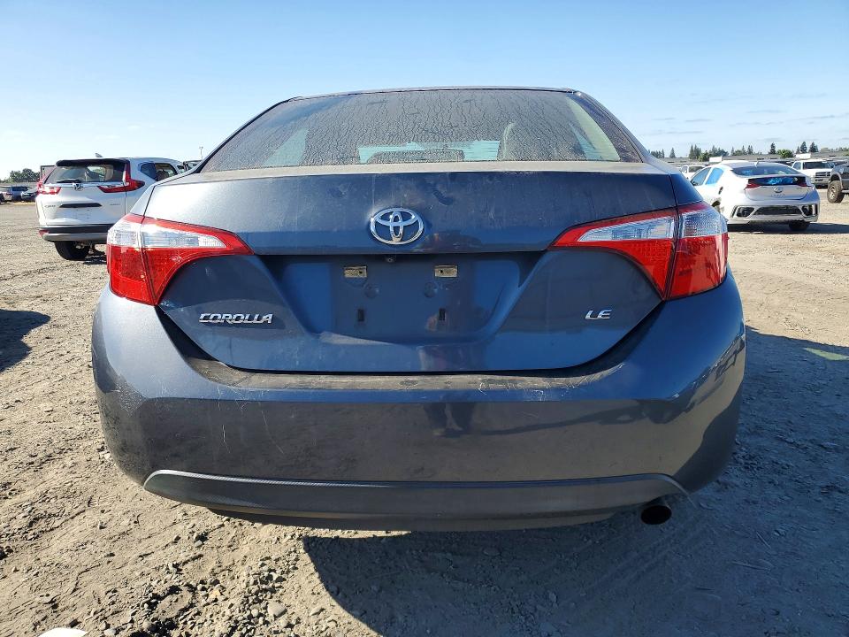 2016 Toyota VIN 5YFBURHE6GP514291 COPART salvage auction — FRONT END, Ca - Salvage Certificate, sold $3,450 on 2026-07-14 (photo 6)