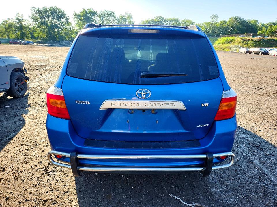 2008 Toyota Highlander VIN JTEES41A282072957 COPART salvage auction — MECHANICAL, NY - CERTIFICATE OF TITLE, sold $1,175 on 2026-07-21 (photo 6)
