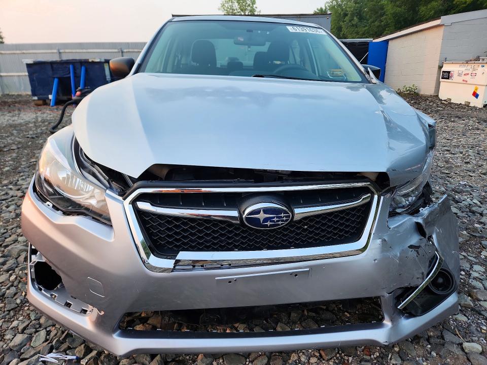 2015 Subaru Impreza VIN JF1GJAA62FH010470 COPART salvage auction — FRONT END, Ny - Mv-907A Salvage Certificate, sold $475 on 2026-07-23 (photo 5)