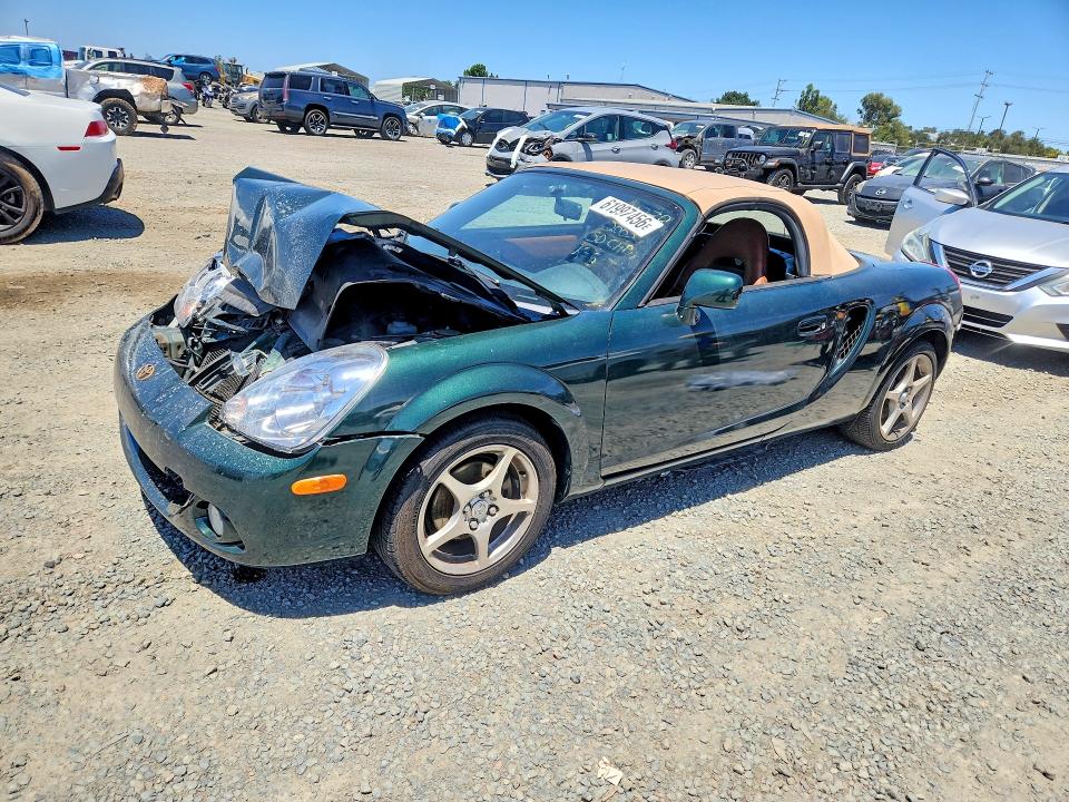 2003 Toyota Mr2 VIN JTDFR320030064378 COPART salvage auction — FRONT END, Fl - Cert Of Title Slvg Rebuildable, sold $750 on 2026-07-31 (photo 1)