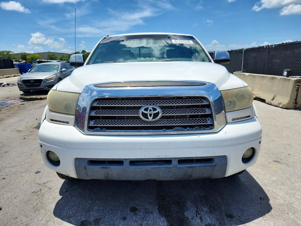 2008 Toyota Tundra VIN 5TBRV58108S482439 COPART salvage auction — UNDERCARRIAGE, Fl - Cert Of Title Slvg Rebuildable, sold $2,800 on 2026-07-30 (photo 5)