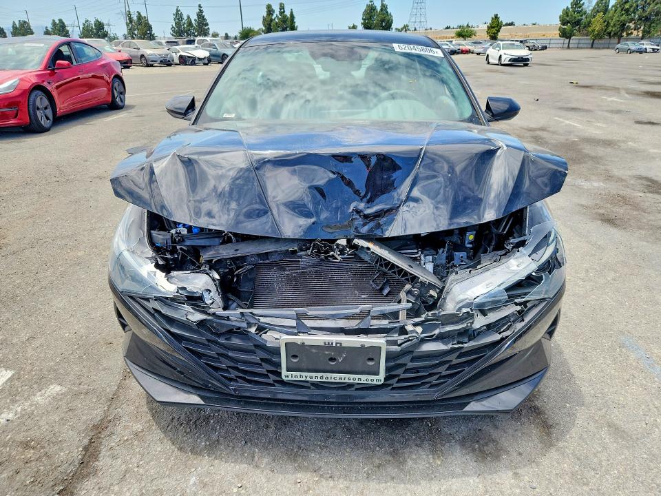 2021 Hyundai Elantra VIN 5NPLL4AG6MH014503 COPART salvage auction — FRONT END, Ca - Salvage Certificate, sold $3,150 on 2026-07-31 (photo 5)