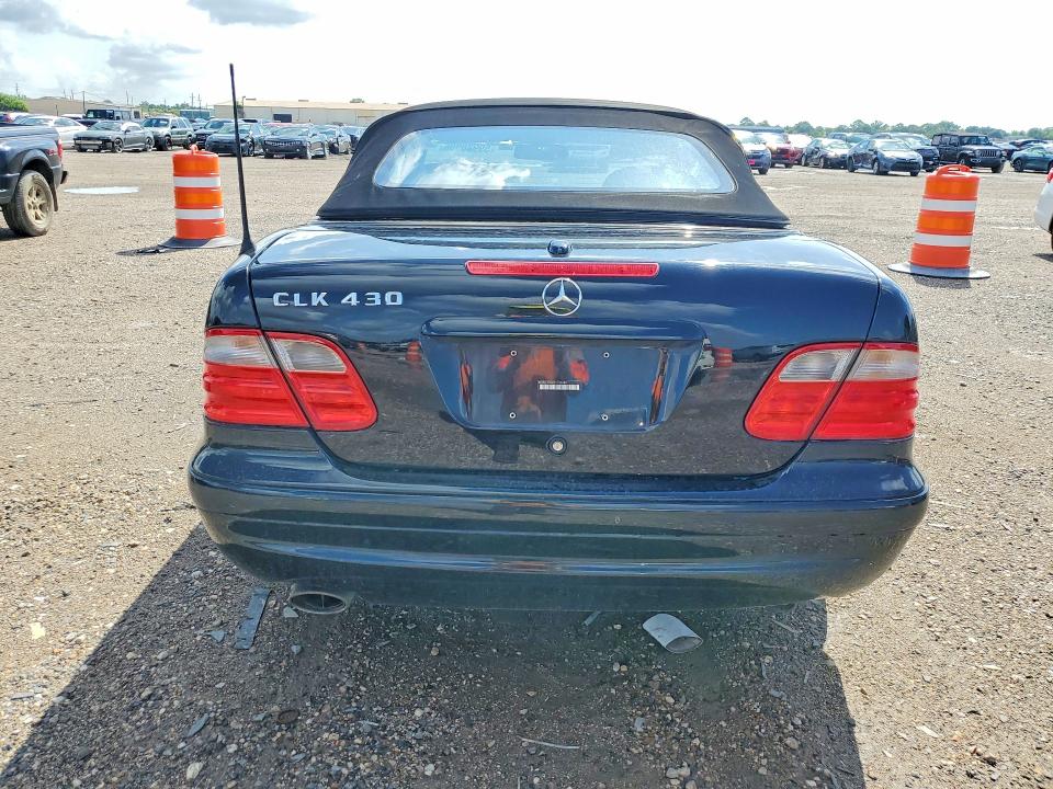 2003 Mercedes-benz Clk-class VIN WDBLK70G03T143688 COPART salvage auction — MINOR DENT/SCRATCHES, TX - CERTIFICATE OF TITLE, sold $400 on 2026-07-13 (photo 6)