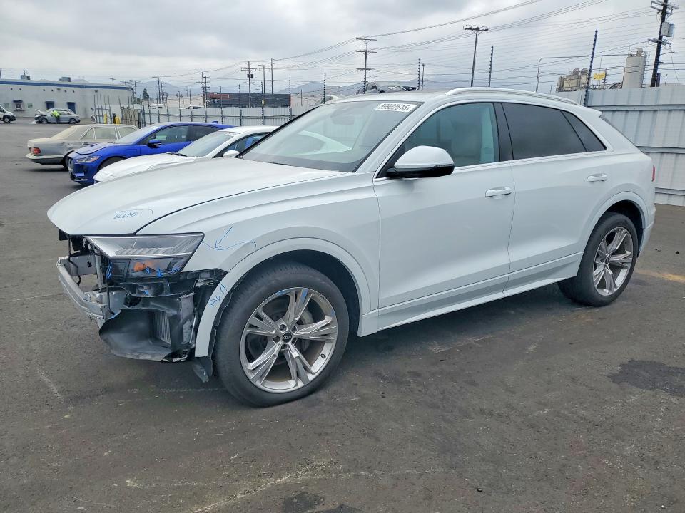 2023 Audi Q8 VIN WA1AVBF11PD024502 COPART salvage auction — FRONT END, Ca - Dis/Dlr/Exp Only Clean Title (P), sold $24,600 on 2026-07-22 (photo 1)