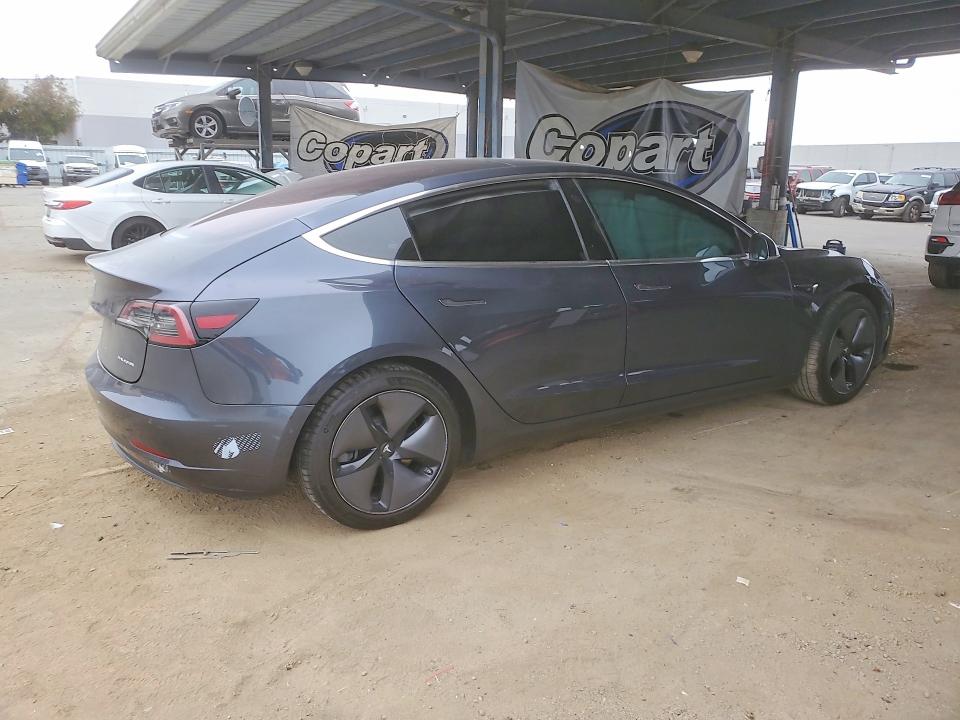 2018 Tesla VIN 5YJ3E1EB4JF129005 COPART salvage auction — SIDE, Ca - Salvage Certificate, sold $4,550 on 2026-07-19 (photo 3)