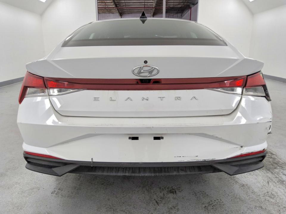 2021 Hyundai Elantra VIN 5NPLS4AG2MH030927 COPART salvage auction — FRONT END, CA - CERTIFICATE OF TITLE, sold $6,600 on 2026-07-23 (photo 6)