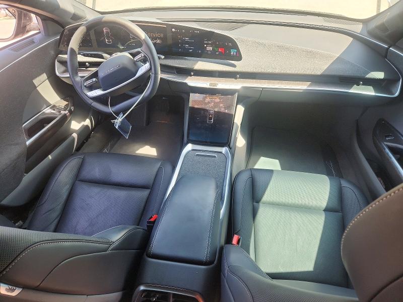 2023 Lucid Air VIN 50EA1PFA7PA009045 COPART salvage auction — SIDE, TX - SALVAGE VEHICLE TITLE, sold $15,600 on 2026-09-08 (photo 8)