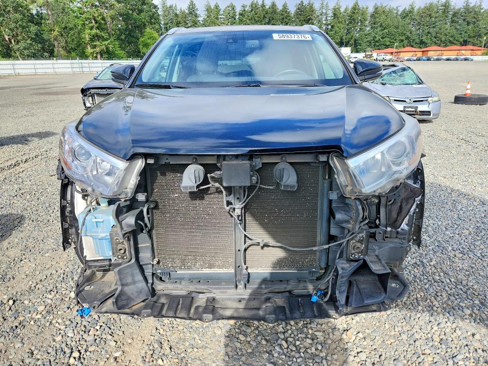 2014 Toyota VIN 5TDDKRFH3ES061778 COPART salvage auction — REAR END, Wa - Bill Of Sale, sold $7,200 on 2026-07-07 (photo 5)