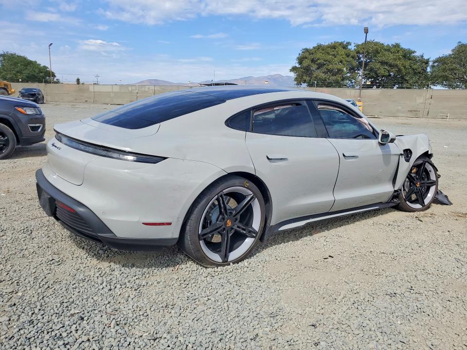 2024 Porsche Taycan VIN WP0AB2Y11RSA35187 COPART salvage auction — FRONT END, CA - SALVAGE CERTIFICATE, sold $125 on 2026-09-12 (photo 3)
