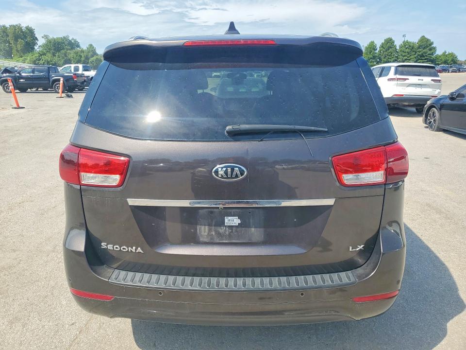 2017 Kia SEDONA VIN KNDMB5C13H6238396 COPART salvage auction — NORMAL WEAR, IL - CERTIFICATE OF TITLE, sold $1,100 on 2026-07-28 (photo 6)