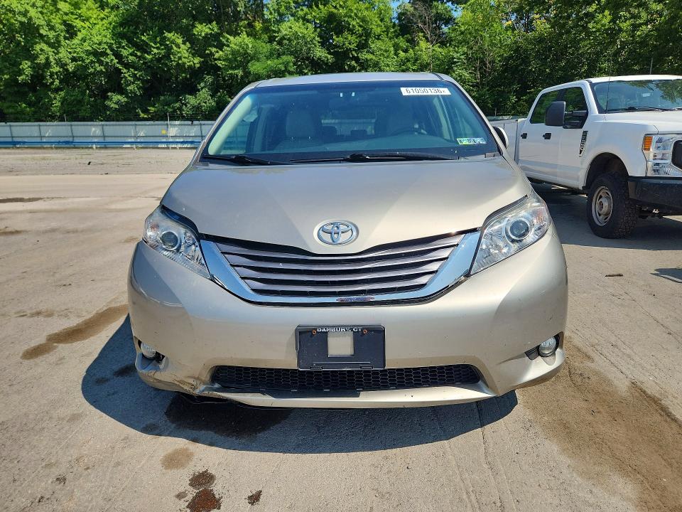 2017 Toyota Sienna VIN 5TDDZ3DC1HS164007 COPART salvage auction — FRONT END, PA - CERTIFICATE OF SALVAGE, sold $5,500 on 2026-07-30 (photo 5)