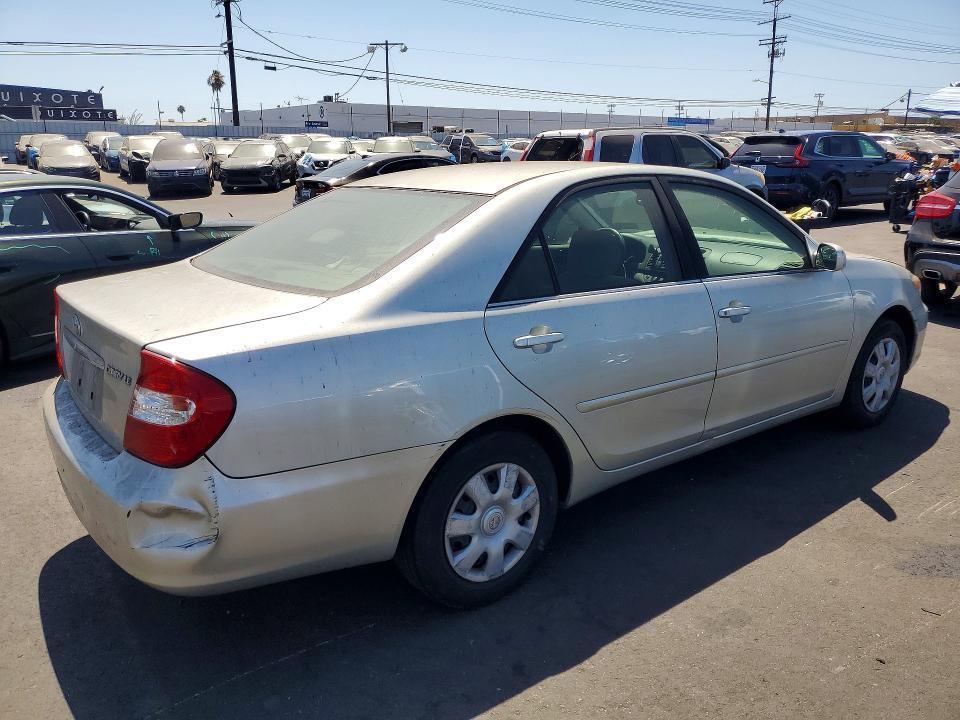 2003 Toyota Camry VIN JTDBE32KX30227629 COPART salvage auction — FRONT END, CA - SALVAGE CERTIFICATE, sold $625 on 2026-07-27 (photo 3)