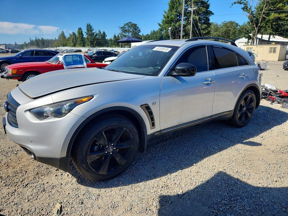 2016 Infiniti Qx70 VIN JN8CS1MW9GM752332 COPART salvage auction — REAR END, Id - Cert Of Title -Rebuilt Salvage, sold $2,950 on 2026-07-17 (photo 1)