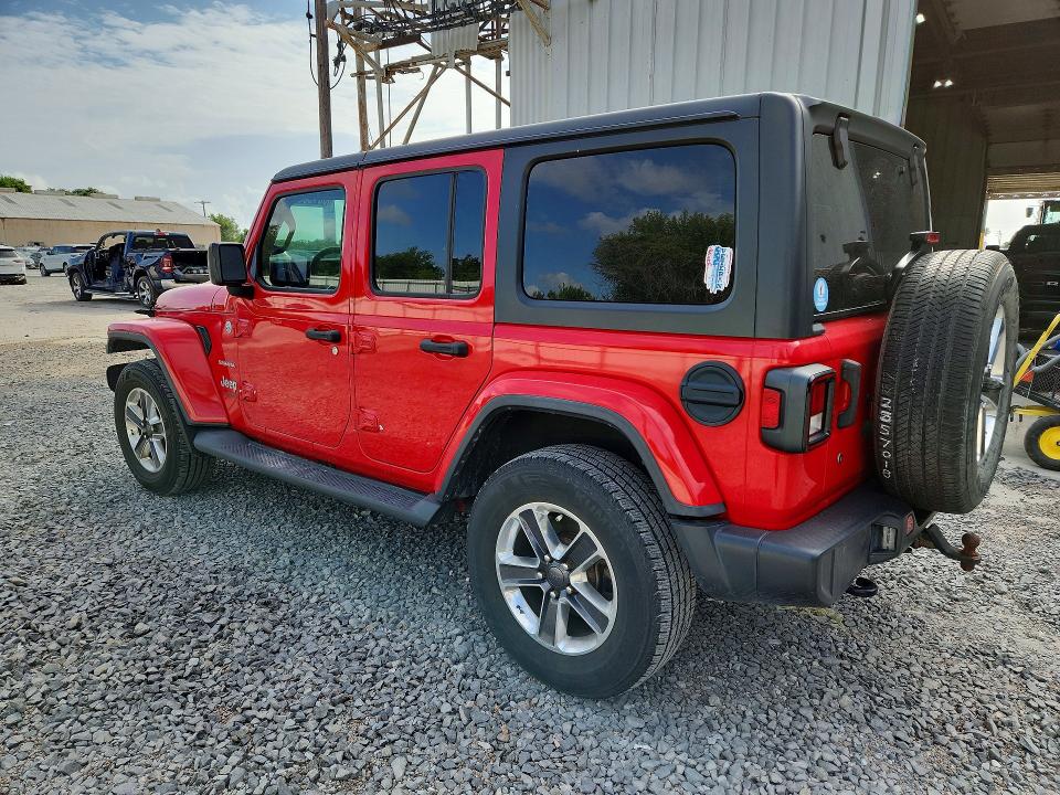 2019 Jeep Wrangler unlimited VIN 1C4HJXEN8KW511307 COPART salvage auction — MINOR DENT/SCRATCHES, TX - CERTIFICATE OF TITLE, sold $14,600 on 2026-07-28 (photo 2)