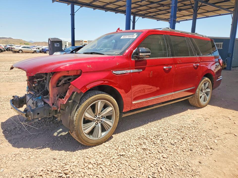 2019 Lincoln Navigator VIN 5LMJJ3LT1KEL22802 COPART salvage auction — FRONT END, Az - Cert Of Title - Salvage, sold $7,600 on 2026-07-16 (photo 1)