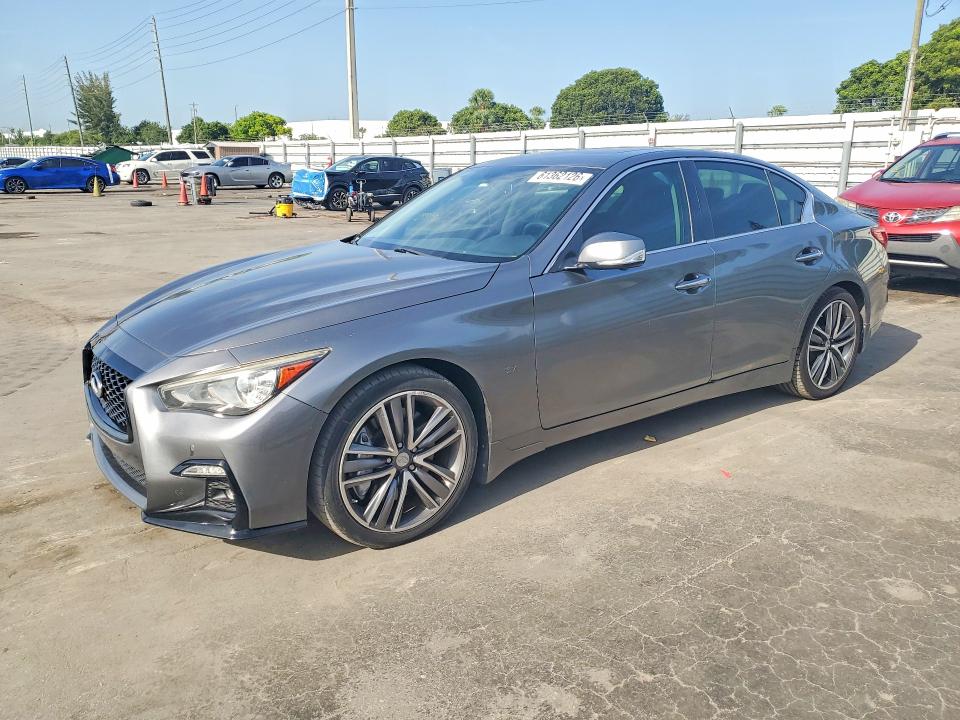 2015 Infiniti Q50 VIN JN1BV7AP5FM332860 COPART salvage auction — MINOR DENT/SCRATCHES, Salvage Title, sold $1,000 on 2026-07-27 (photo 1)