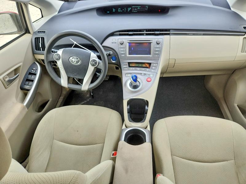 2014 Toyota Prius VIN JTDKN3DU7E1752028 COPART salvage auction — REAR END, Mi - Certificate Of Title, sold $550 on 2026-07-30 (photo 8)
