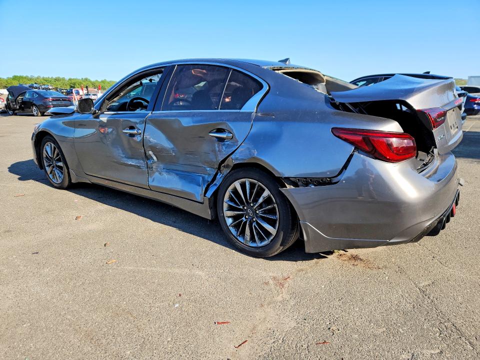 2020 Infiniti Q50 VIN JN1EV7AR2LM255357 COPART salvage auction — REAR END, Ny - Mv-907A Salvage Certificate, sold $80 on 2026-07-29 (photo 2)