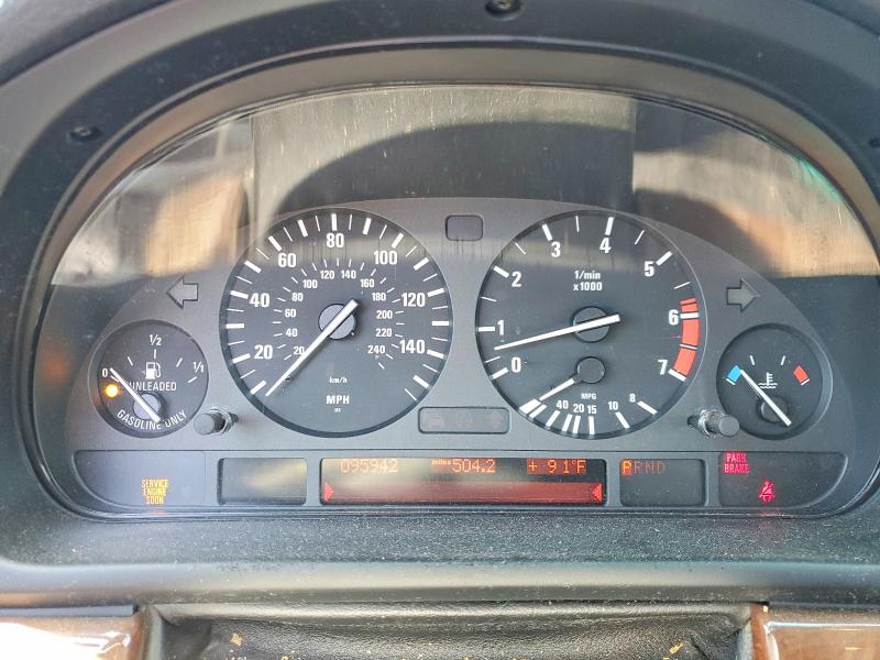 2001 BMW 5er VIN WBADN63401GM73214 COPART salvage auction — FRONT END, Ca - Salvage Certificate, sold $2,150 on 2026-08-10 (photo 9)