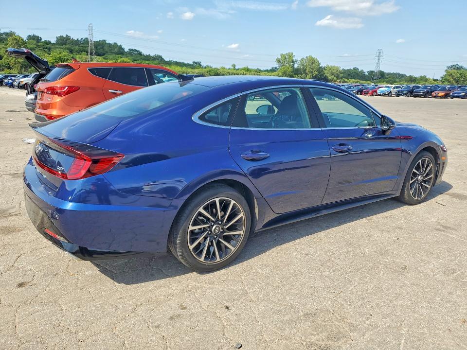2020 Hyundai Sonata VIN 5NPEJ4J23LH040445 COPART salvage auction — HAIL, Il - Salvage Certificate, sold $250 on 2026-07-29 (photo 3)