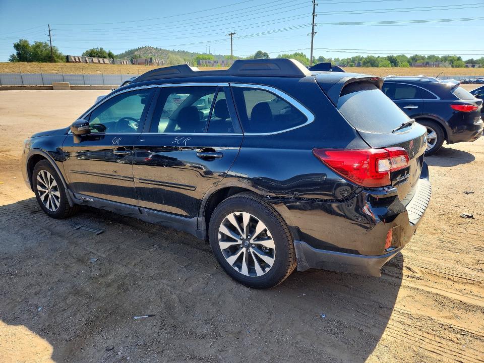 2016 Subaru Outback VIN 4S4BSENC0G3247736 COPART salvage auction — REAR END, Salvage Title, sold $3,650 on 2026-08-03 (photo 2)