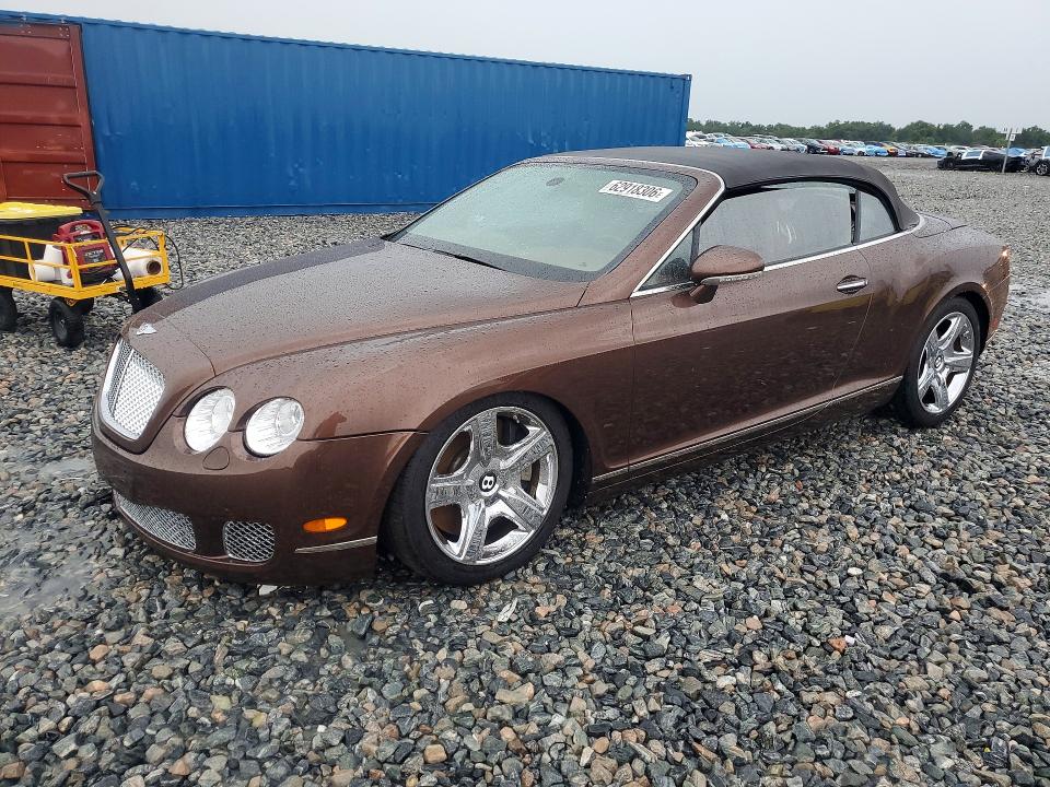 2008 Bentley Continental VIN SCBDR33W08C053352 — COPART salvage auction photo