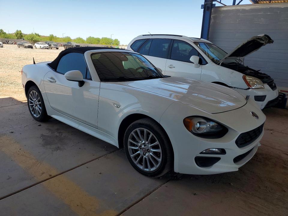 2017 Fiat 124 spider VIN JC1NFAEK1H0107829 COPART salvage auction — MECHANICAL, Salvage Title, sold $2,600 on 2026-07-21 (photo 4)