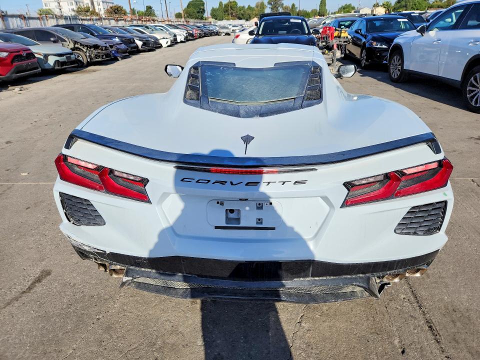 2022 Chevrolet Corvette stingray VIN 1G1YA2D45N5120615 COPART salvage auction — FRONT END, CA - SALVAGE CERTIFICATE, sold $22,800 on 2026-07-14 (photo 6)