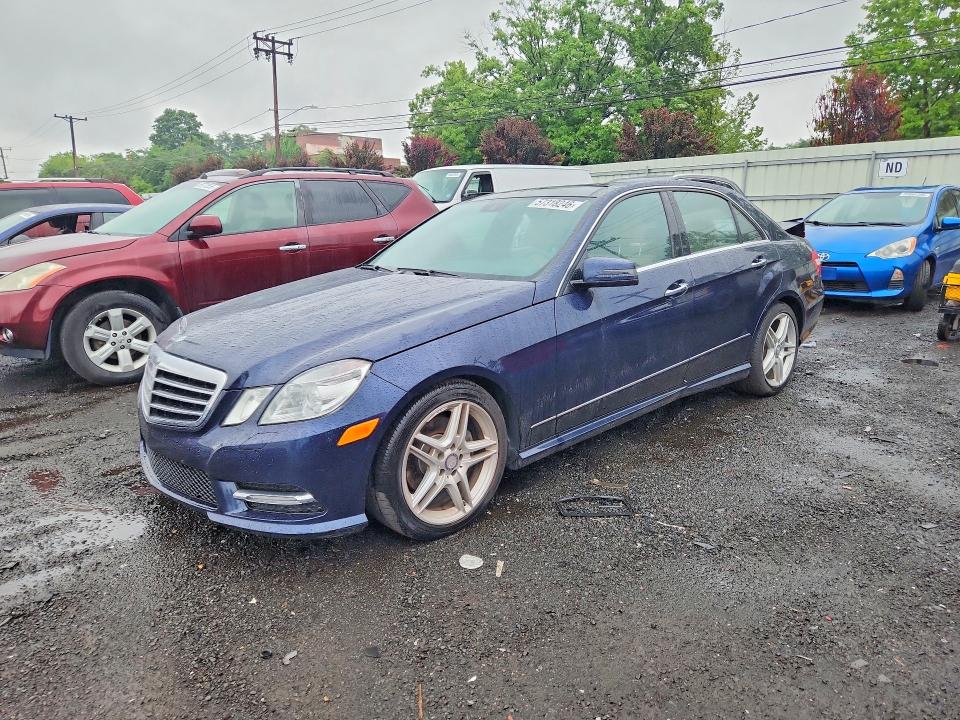 2013 Mercedes-benz E-class VIN WDDHF8JB5DA723915 COPART salvage auction — ROOF, CT - CERT OF TITLE-SALVAGE, sold $1,100 on 2026-07-10 (photo 1)
