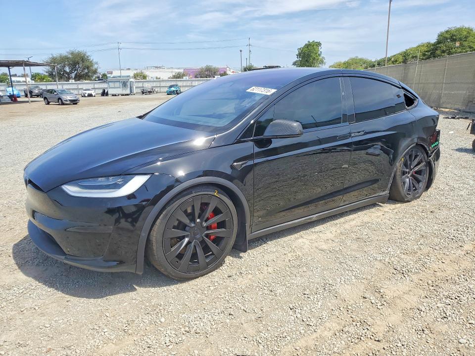 2022 Tesla Model x VIN 7SAXCBE60NF333714 — COPART salvage auction photo