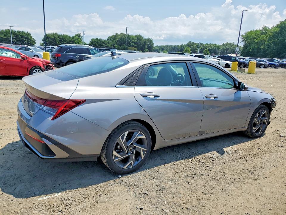2025 Hyundai Elantra VIN KMHLP4DG4SU027071 COPART salvage auction — FRONT END, CT - CERTIFICATE OF TITLE, sold $10,300 on 2026-07-22 (photo 3)