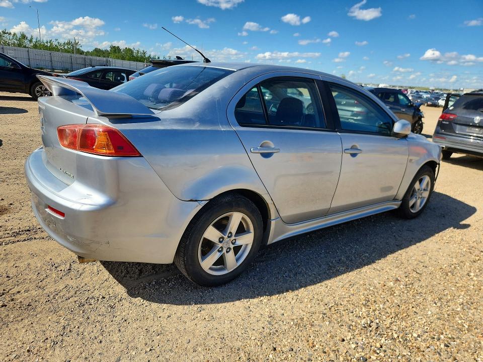 2009 Mitsubishi Lancer VIN JA3AU26U39U608808 COPART salvage auction — FRONT END, Ab - Bos - Salvage, sold $450 on 2026-07-09 (photo 3)