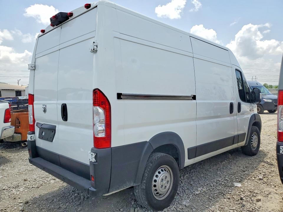 2021 Ram Promaster 2500 VIN 3C6LRVCG0ME566320 COPART salvage auction — HAIL, KY - HAIL SALVAGE BRAND, sold $7,700 on 2026-10-07 (photo 3)