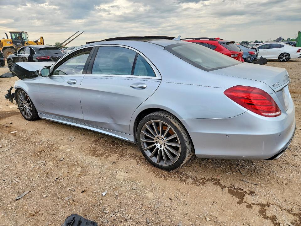 2015 Mercedes-benz S-klasse VIN WDDUG8CB1FA142486 COPART salvage auction — FRONT END, Il - Salvage Certificate, sold $3,500 on 2026-08-18 (photo 2)