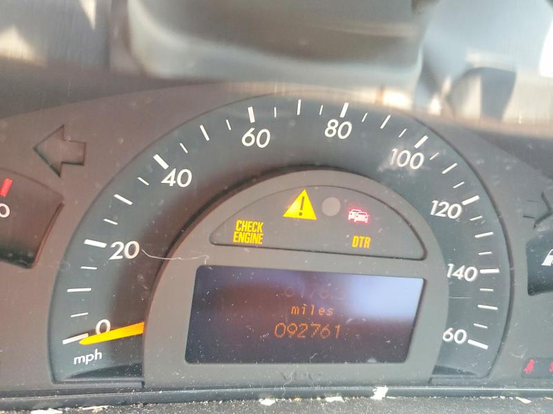 2003 Mercedes-benz C class VIN WDBRF61JX3F387849 COPART salvage auction — REAR END, NY - MV-907A SALVAGE CERTIFICATE, sold $325 on 2026-07-28 (photo 9)