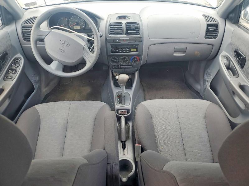 2004 Hyundai Accent VIN KMHCG45C24U552287 COPART salvage auction — FRONT END, Va - Cert Of Title - Salvage, sold $200 on 2026-07-15 (photo 8)