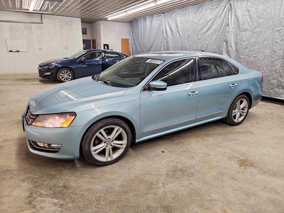 2013 Volkswagen Passat VIN 1VWCN7A38DC061839 COPART salvage auction — FRONT END, In - Certificate Of Title (P), sold $80 on 2026-07-28 (photo 1)