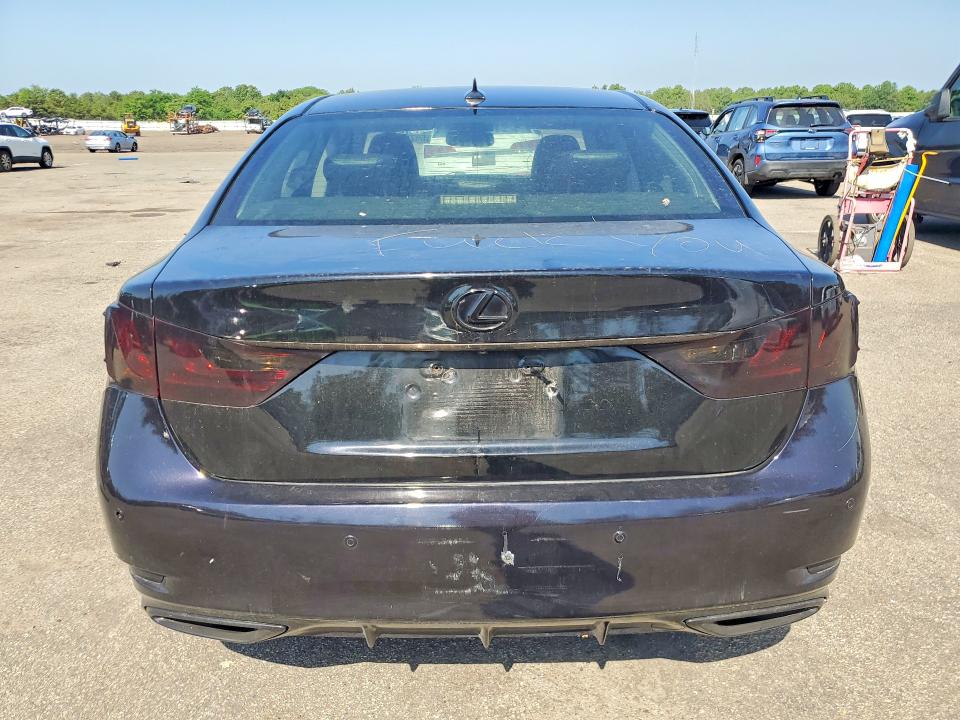2013 Lexus Gs VIN JTHCE1BL4D5004023 COPART salvage auction — VANDALISM, Ny - Mv-907A Salvage Certificate, sold $1,850 on 2026-07-13 (photo 6)