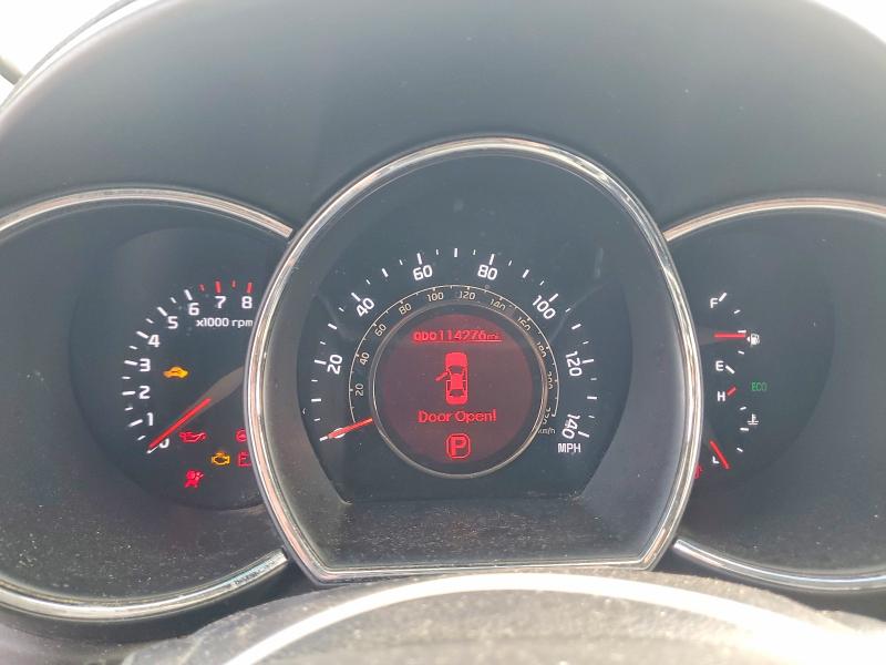 2013 Kia Rio VIN KNADN4A33D6147867 COPART salvage auction — WATER/FLOOD, Ms - Cert Of Title - Flood Salvage, sold $150 on 2026-08-26 (photo 9)