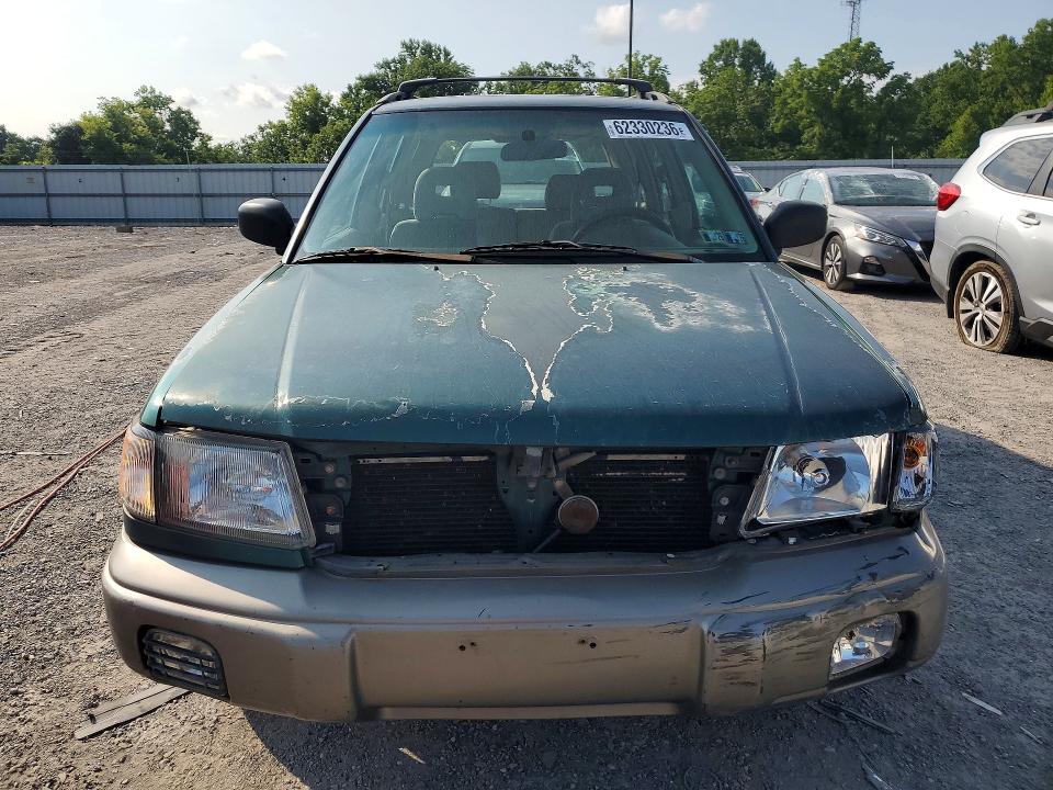 1999 Subaru Forester VIN JF1SF6559XH730022 COPART salvage auction — FRONT END, PA - CERTIFICATE OF SALVAGE, sold $125 on 2026-07-30 (photo 5)